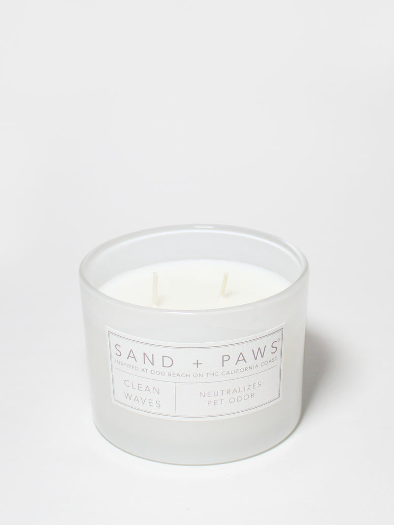 Sand + Paws Clean Waves 12 oz scented candle