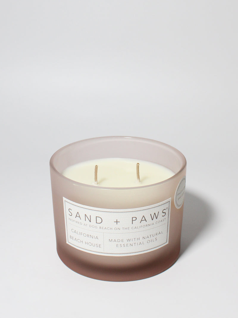 Sand + Paws California Beach House 12 oz scented candle