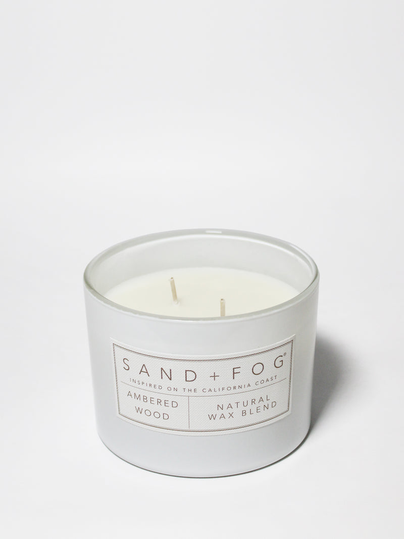 Ambered Wood 12 oz scented candle