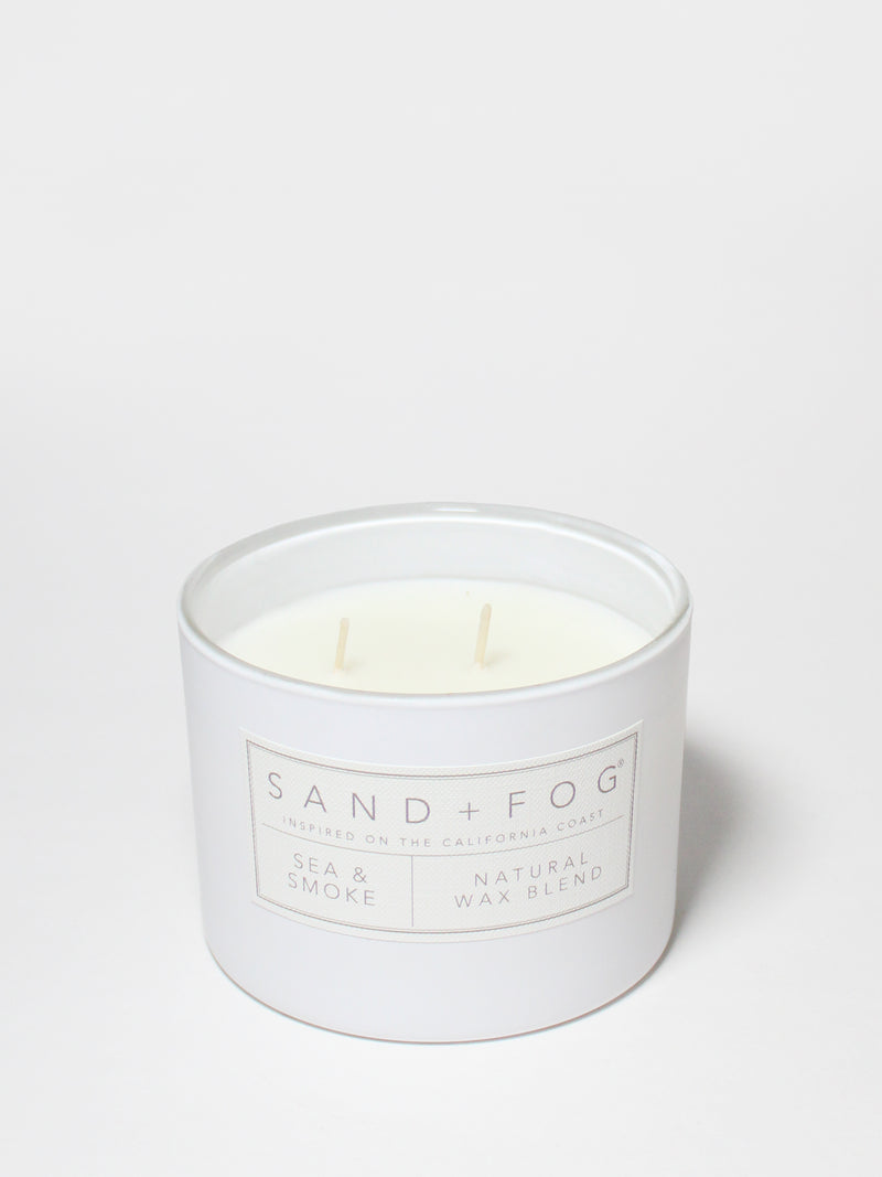 Sea & Smoke 12 oz scented candle